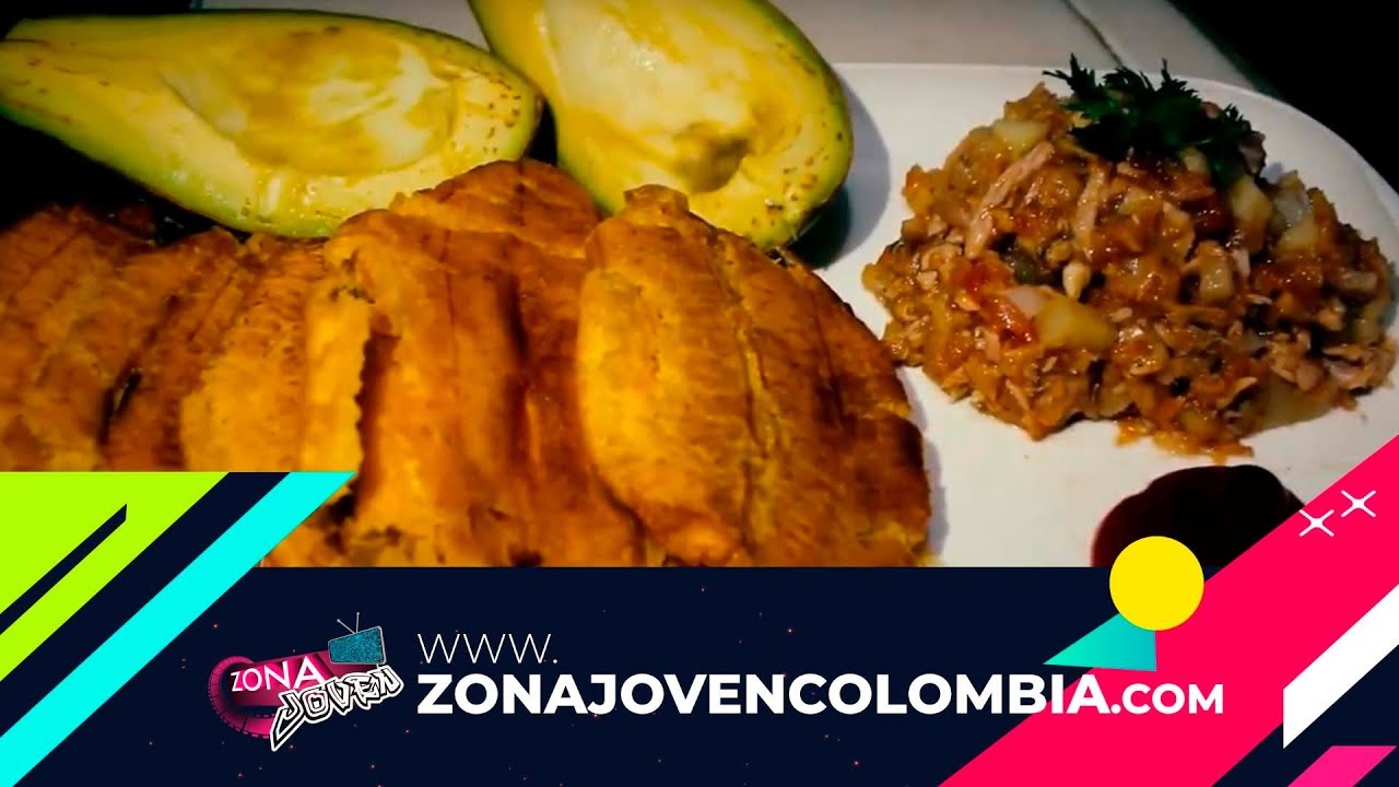  Patacones con deliciosa salsa de Atún en el Chef de Zona Joven
