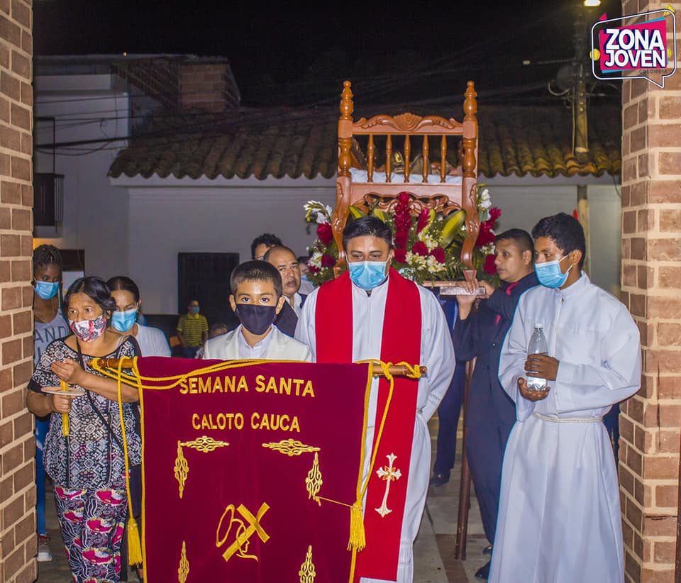 Así se vivió el Viernes Santo de la Semana Santa 2021 en Caloto