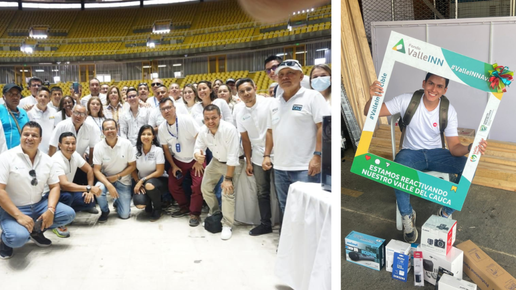 entrega de los equipos a Zona Joven Colombia