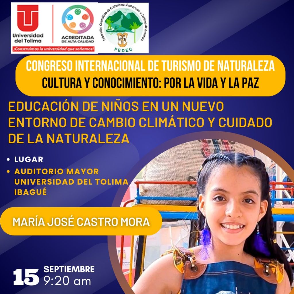 María José Castro Mora, Panelista en Congreso Internacional de Turismo de Naturaleza María José Castro Mora, Panelista en Congreso Internacional de Turismo de Naturaleza