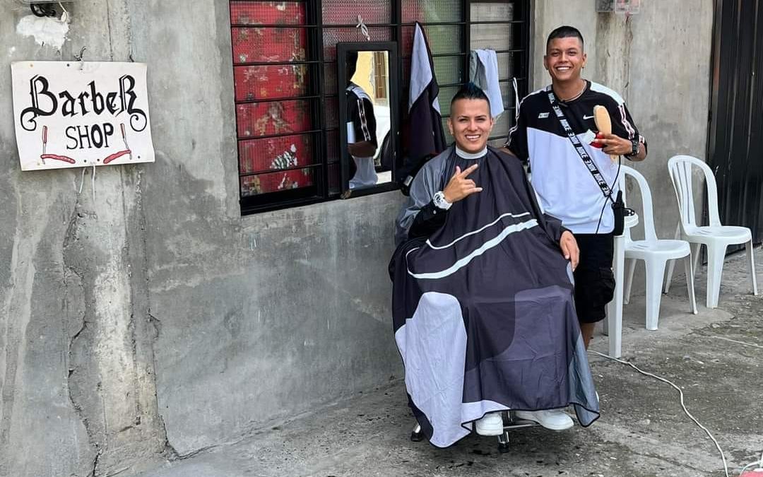 La barbería a las calles de Palmira